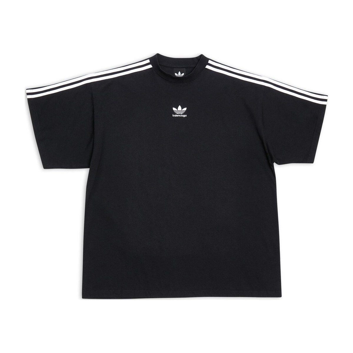 Balenciaga x adidas FW22 Logo T-Shirt Black