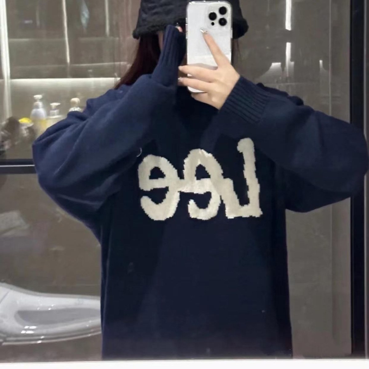 Lee Knit Pullover Deep Blue