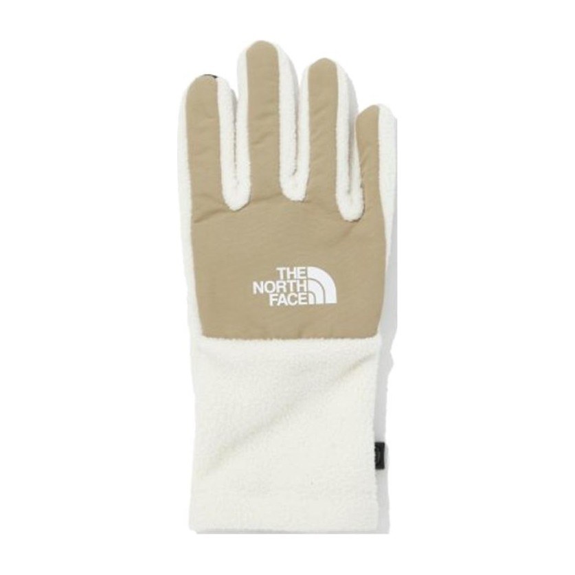 The North Face Logo Gloves White
