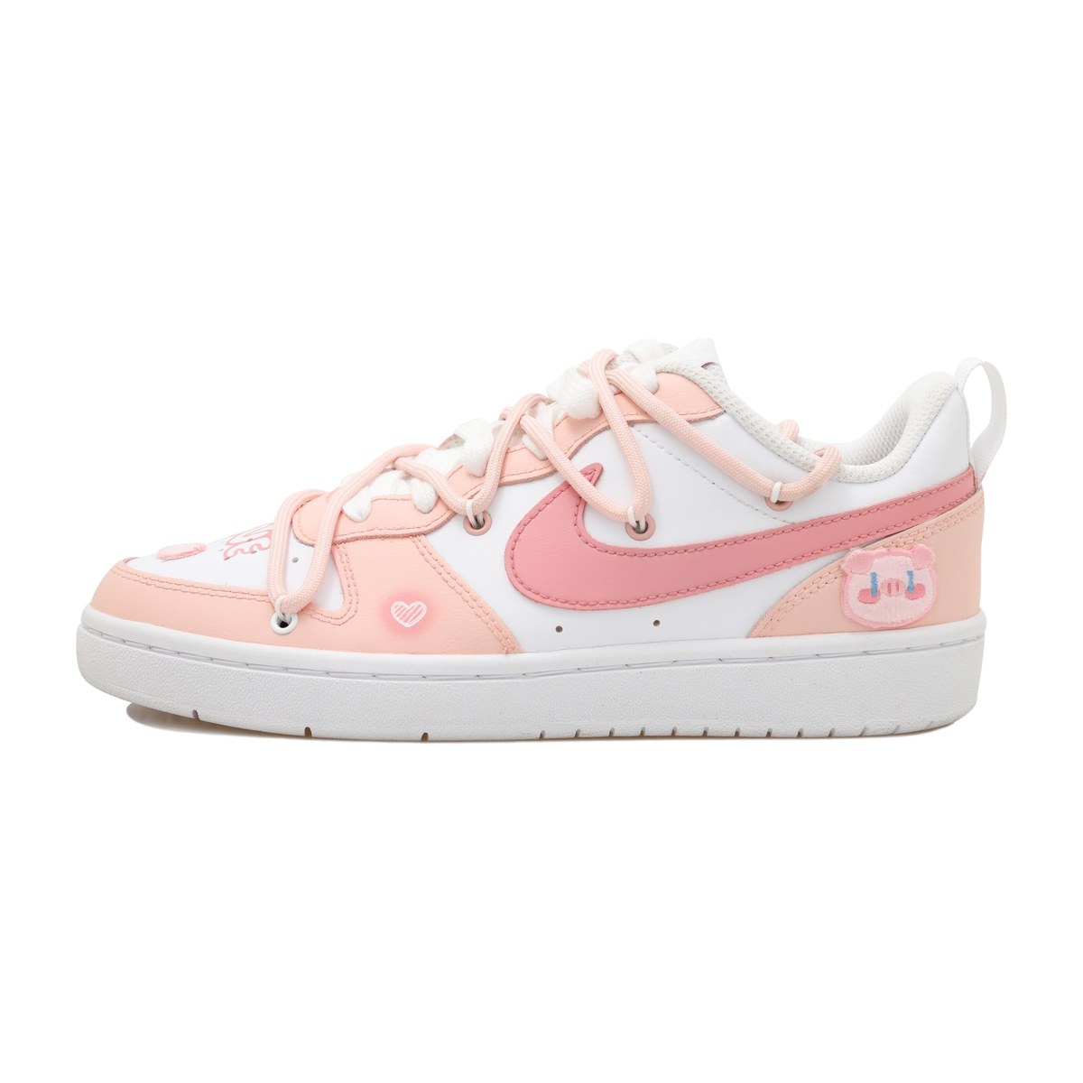 Nike Court Borough Low Pink White