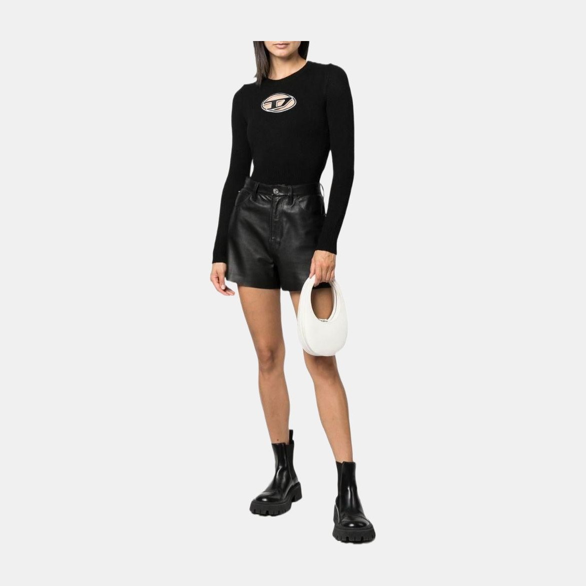DIESEL OVAL D Logo Sweater