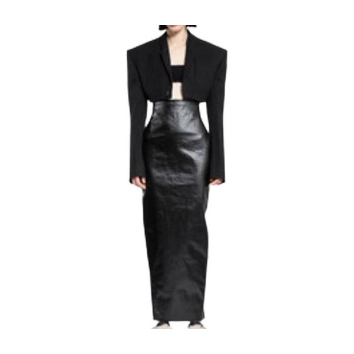 Rick Owens Mid-Length Skirt Black