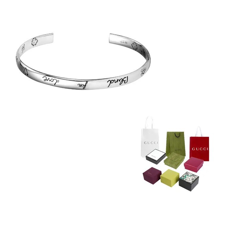 Gucci Blind For Love Silver Bracelet