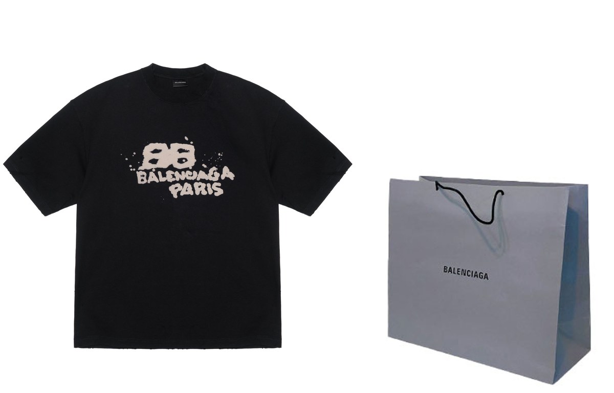 Balenciaga SS23 Black T-Shirt