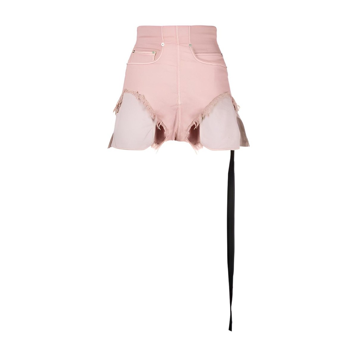 Rick Owens DRKSHDW SS23 Pink Denim Shorts