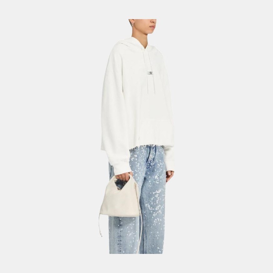 MM6 Maison Margiela FW25 Logo Kangaroo Pocket Hoodie