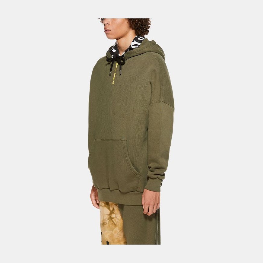 Palm Angels SS21 Logo Hoodie Green