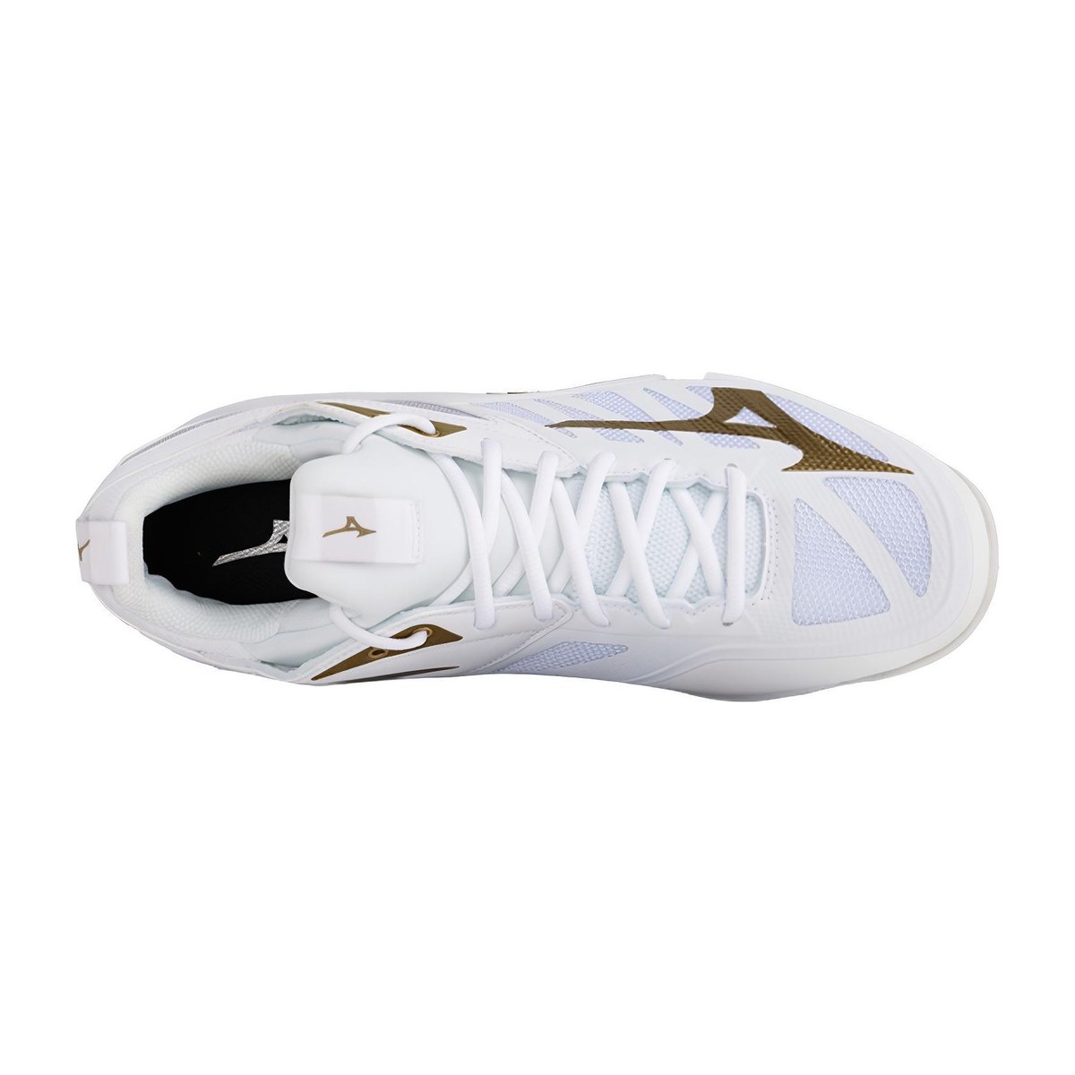 Mizuno Wave Dimension White Gold