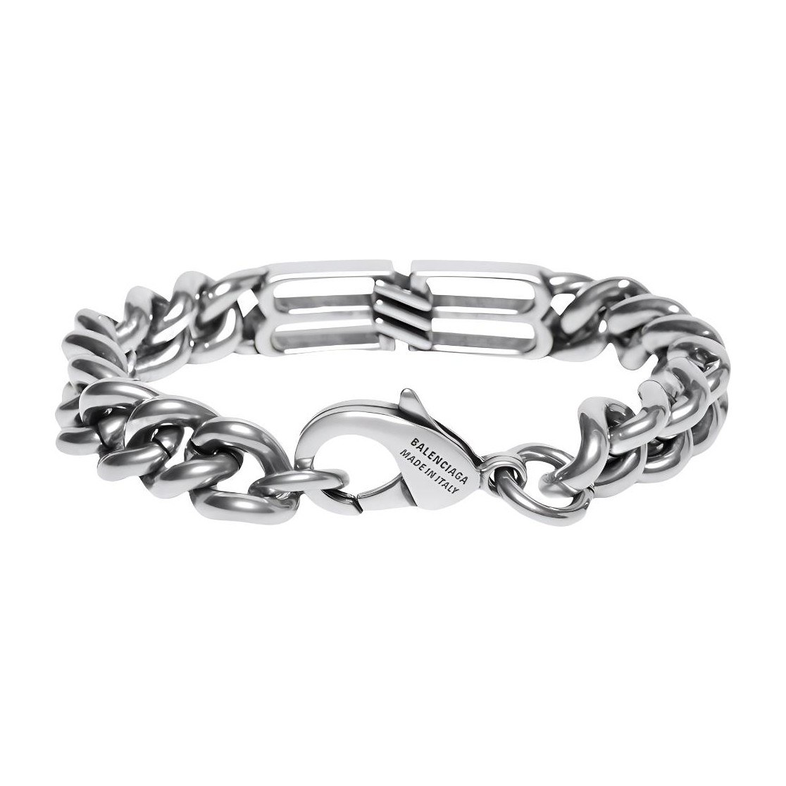 Balenciaga BB Icon Bracelet Silver