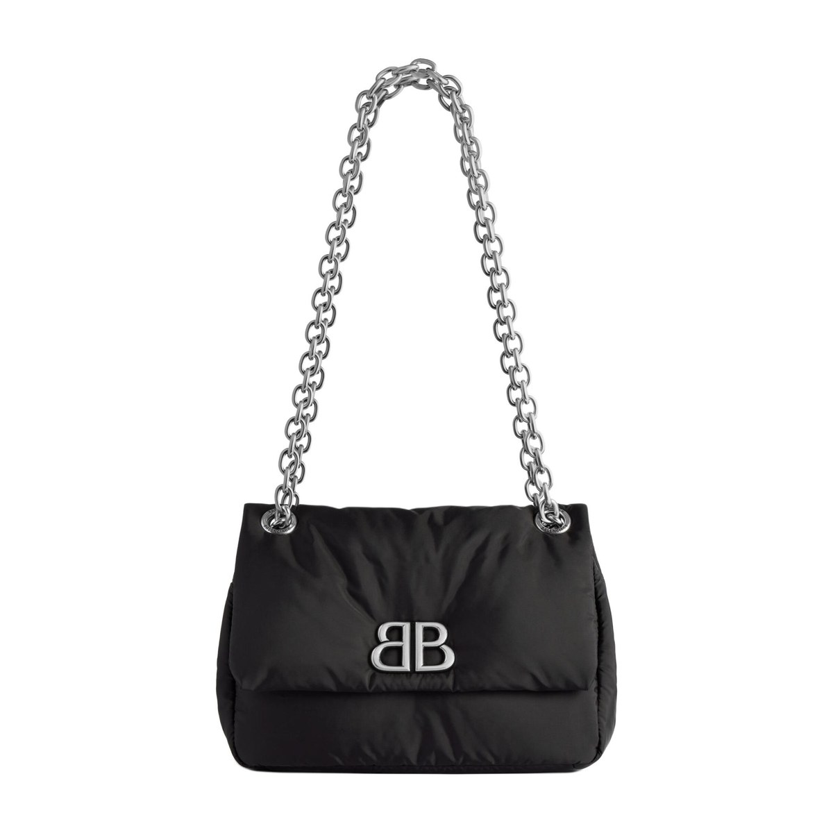 Balenciaga B Logo Mini Nylon Bag Black