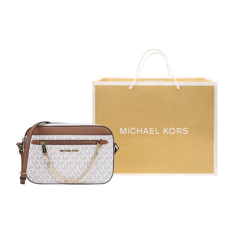 Michael Kors Jet Set Camera Bag Vanilla