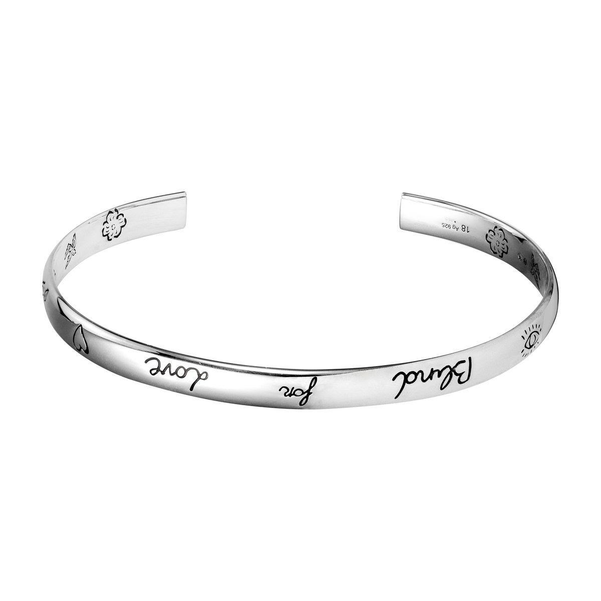 Gucci Blind For Love Silver Bracelet