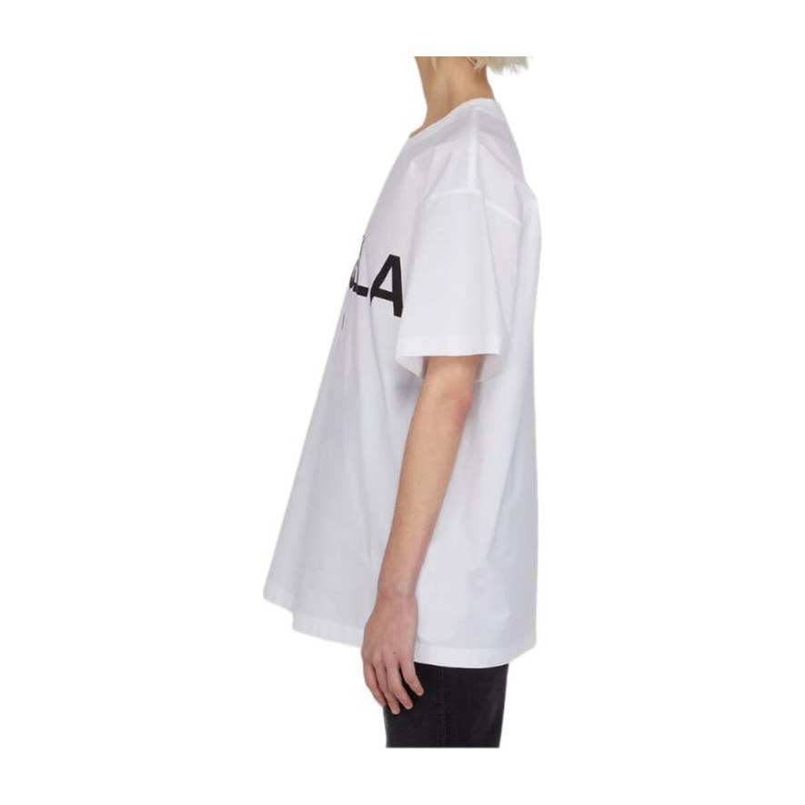 MM6 Maison Margiela SS22 Printed Logo T-Shirt White