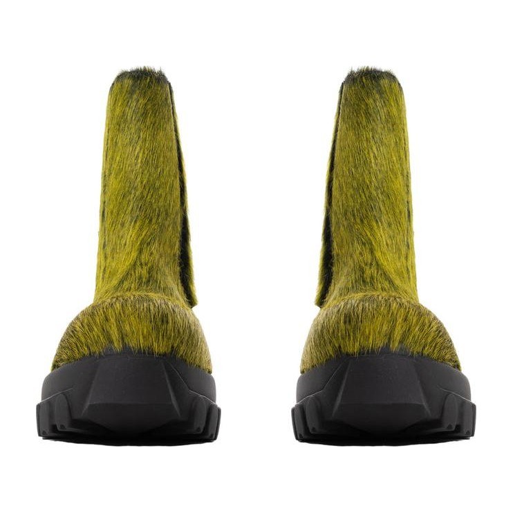 Rick Owens DRKSHDW Chelsea Boots Green