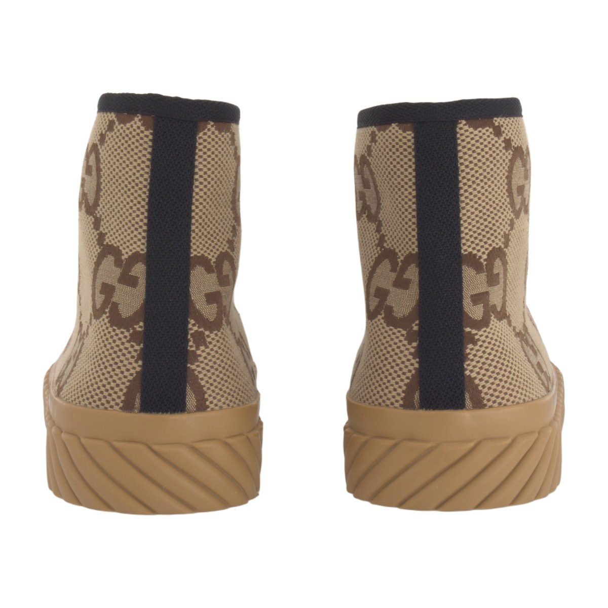 Gucci High-Top Sneakers Camel