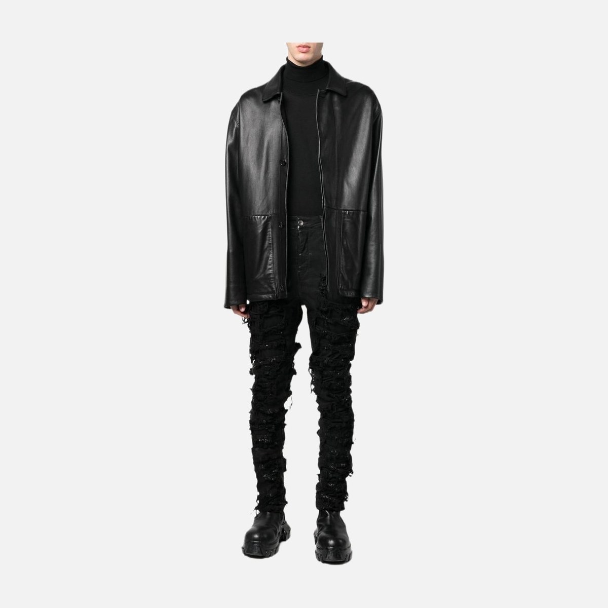 Rick Owens RO FW22 Black Jeans