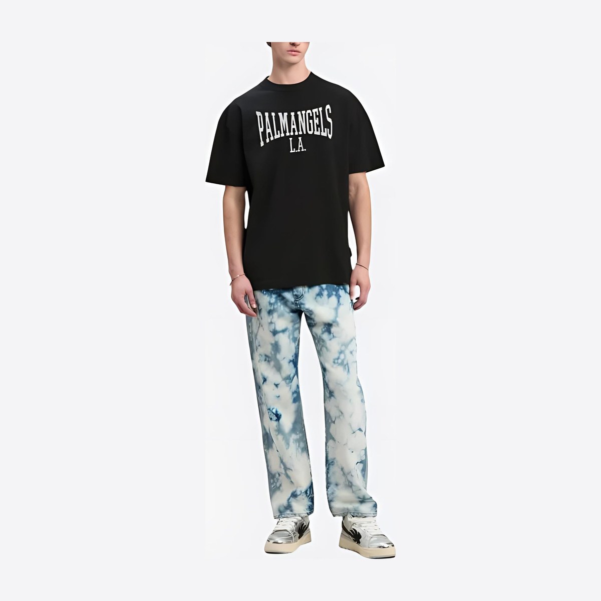 Palm Angels Printed Tee Black