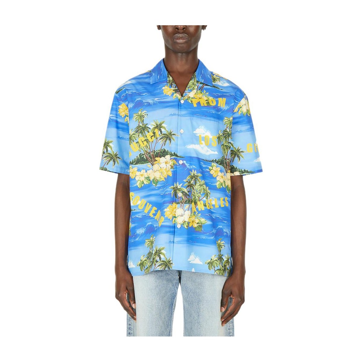 GUCCI SS22 Blue Shirt