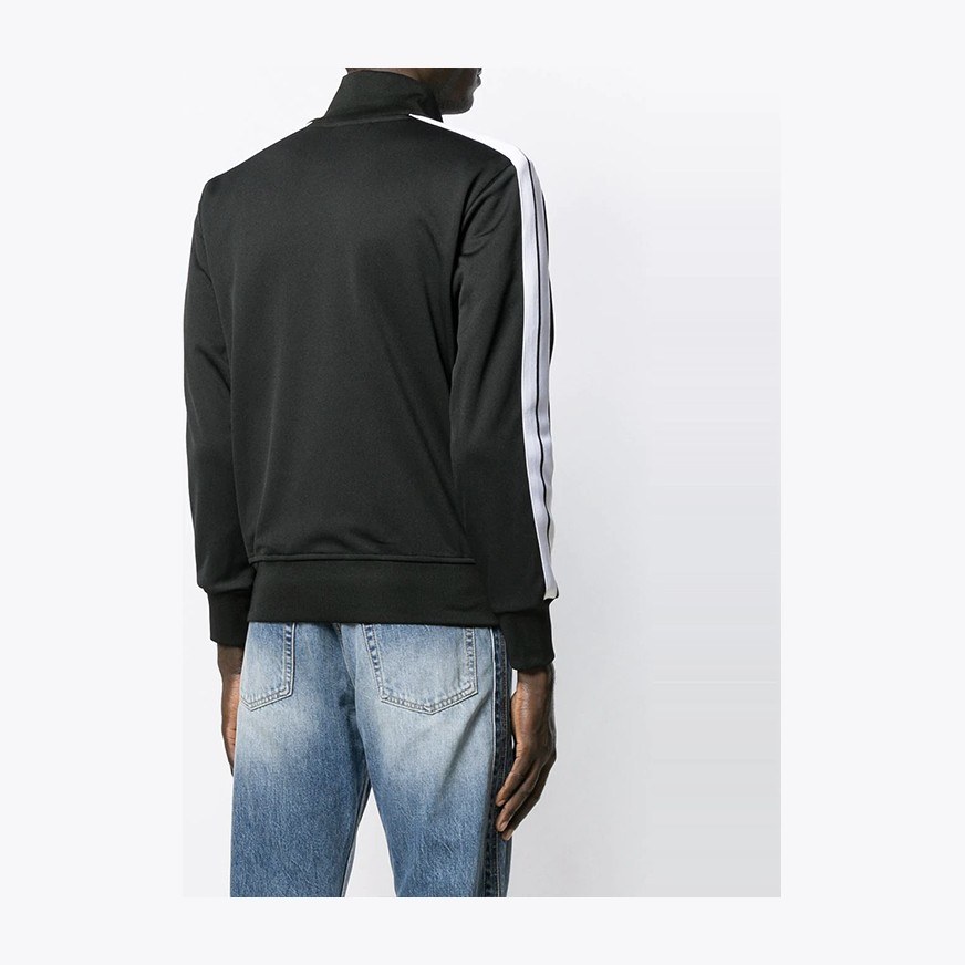 Palm Angels Zip-Up Track Jacket Black
