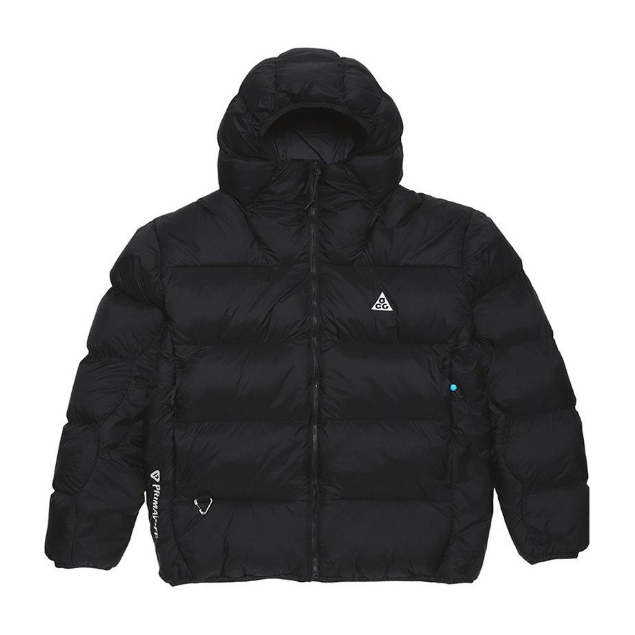 Nike ACG Logo Print Hoodie Jacket Black
