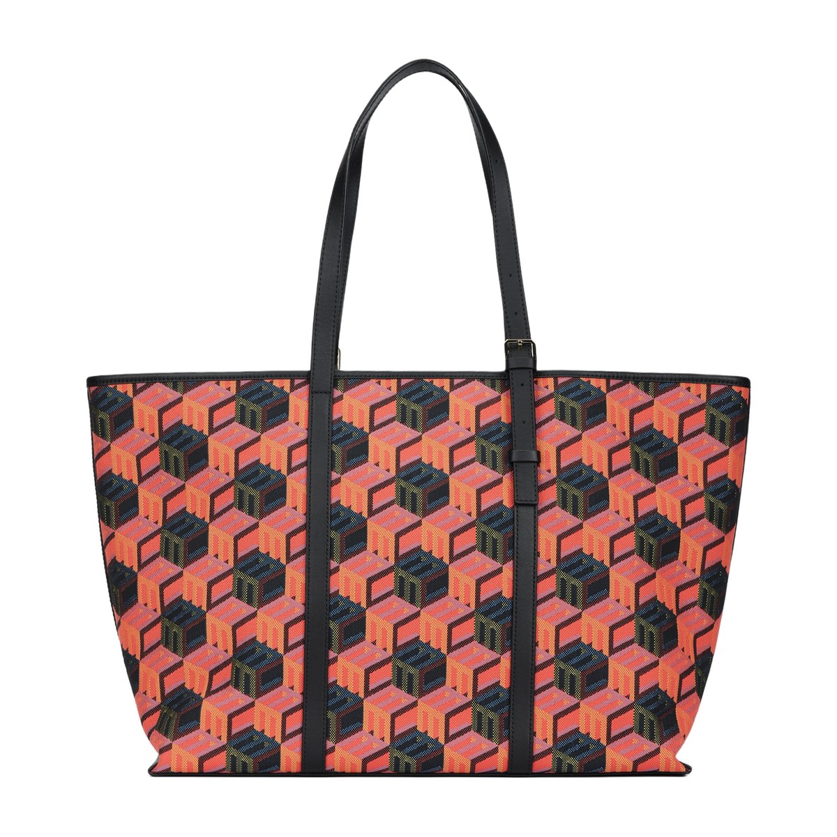 MCM Cubic Monogram Tote Red