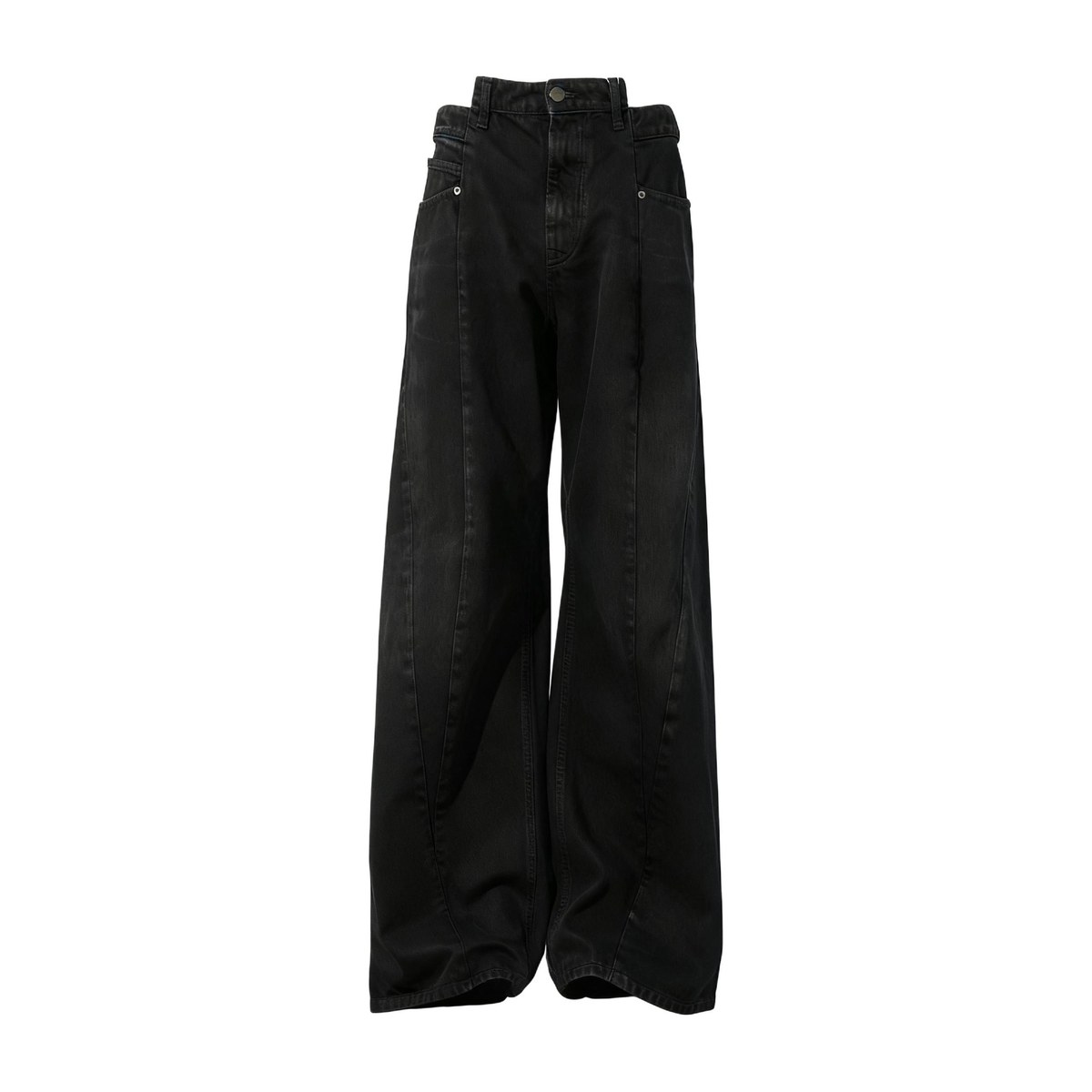 Maison Margiela Wide Leg High Waist Jeans