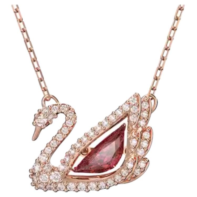 Swarovski Dancing Swan Anniversary Necklace