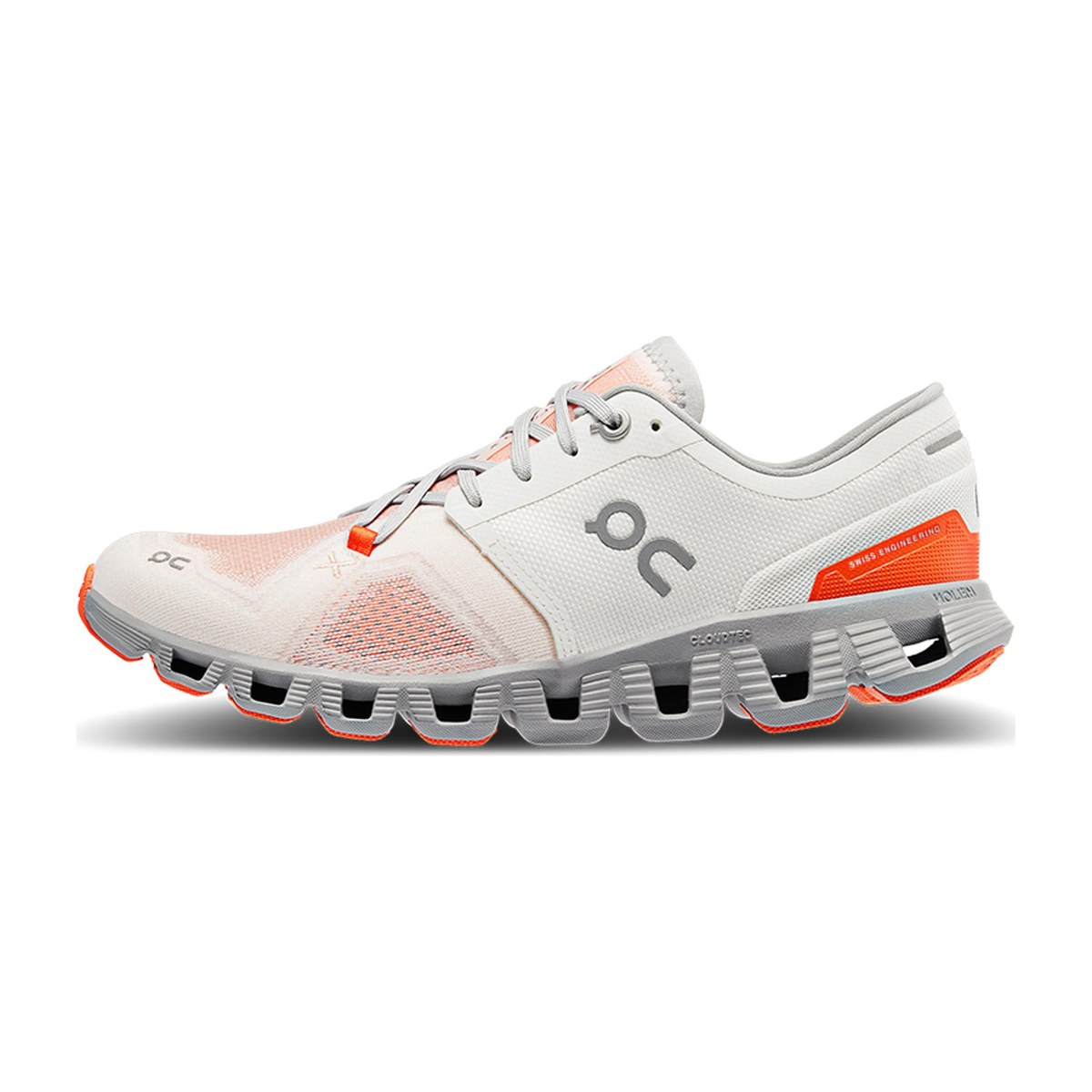 On Running Training Shoes White Grey