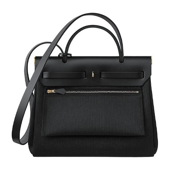 Hermes Herbag Zip 31 Black
