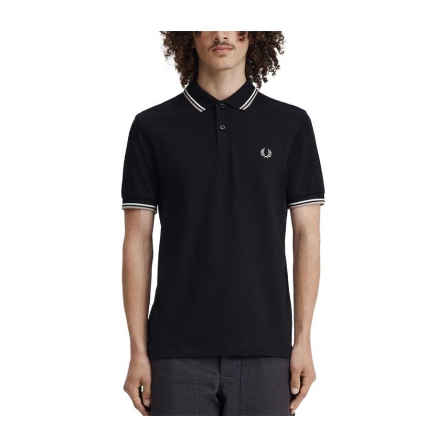 Fred Perry Logo Polo Black