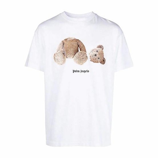 Palm Angels Decapitated Bear T-Shirt White