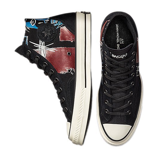 Converse 1970s High Top Black Red Blue