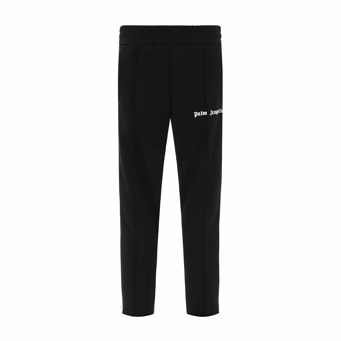 Palm Angels Logo Stripe Track Pants Black