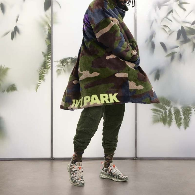 adidas x IVY PARK Camo Fur Coat
