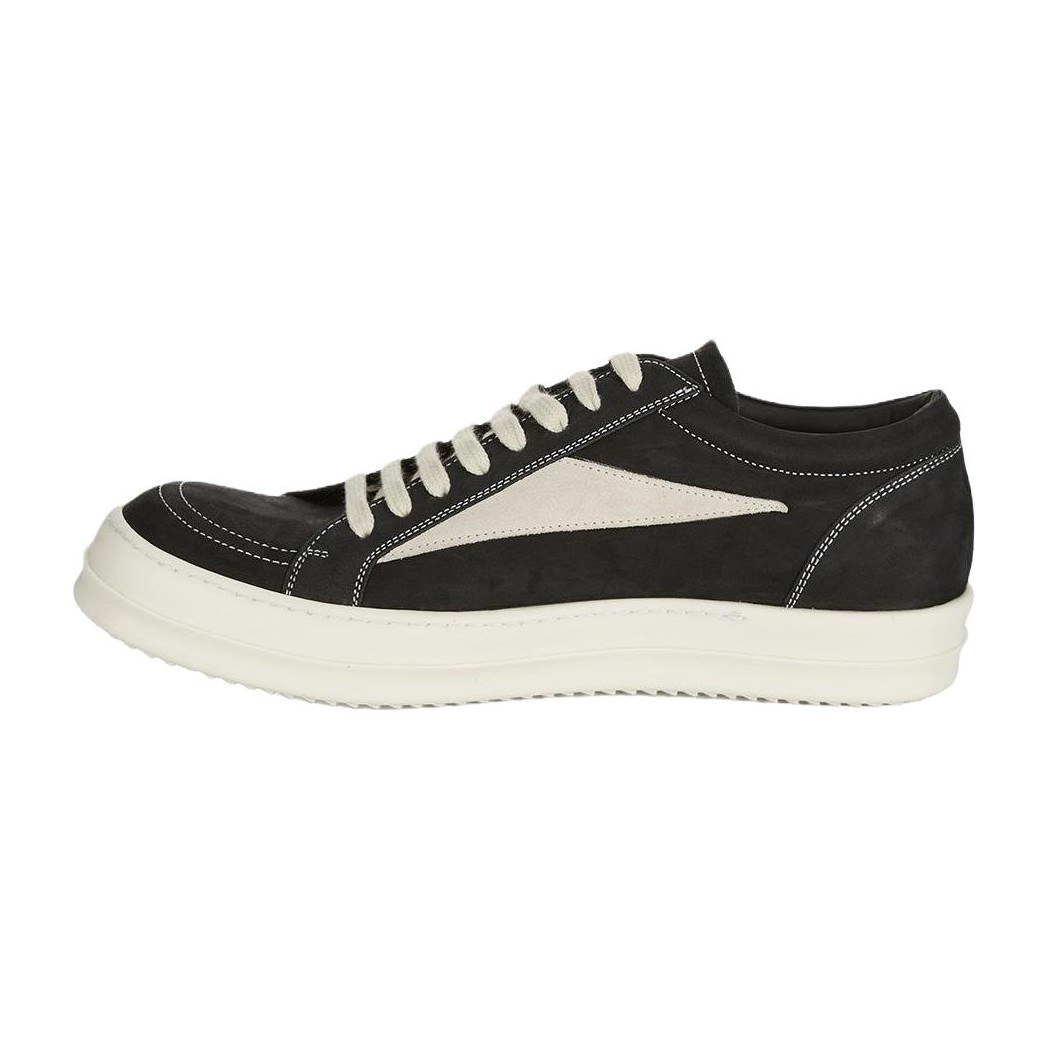 Rick Owens Low Top Sneakers Black White