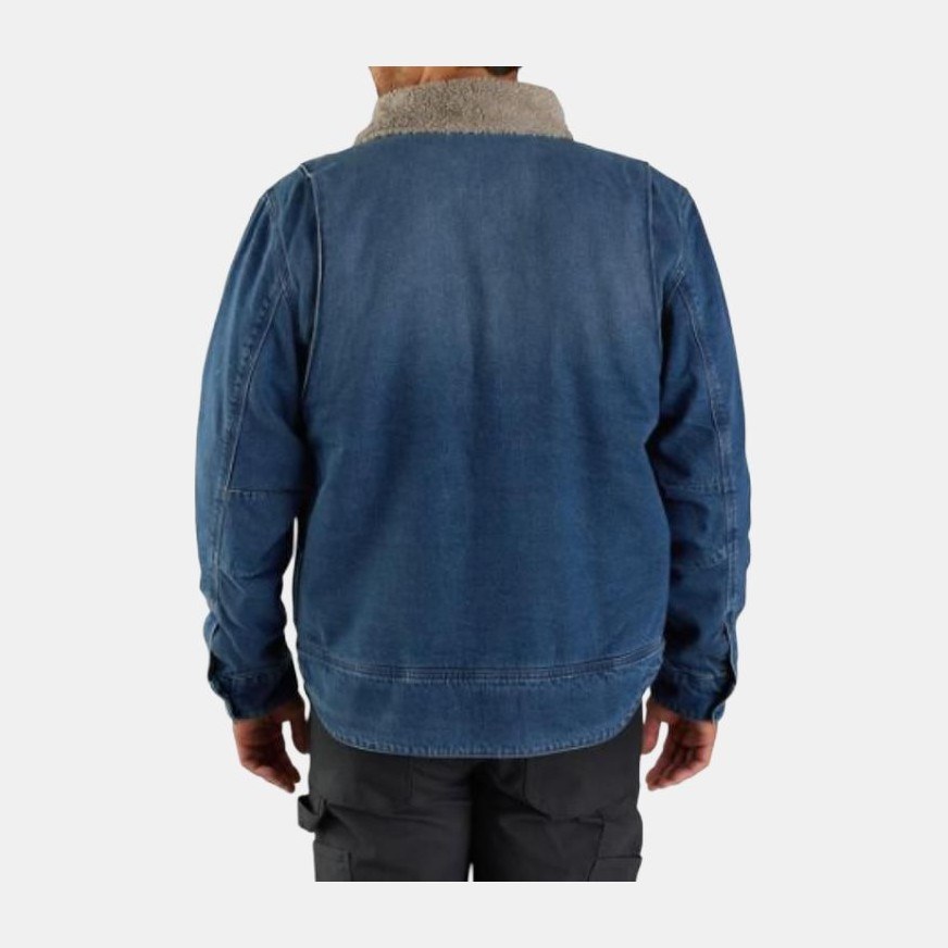 Carhartt 105478 Denim Sherpa-Lined Jacket