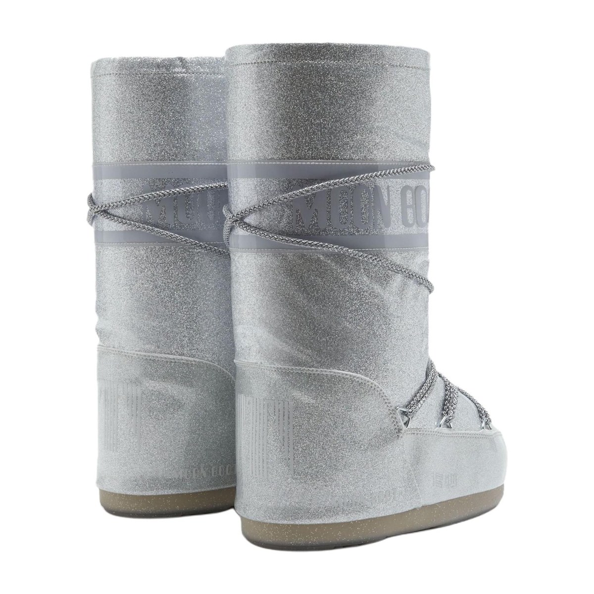 Moon Boot Silver Sequin