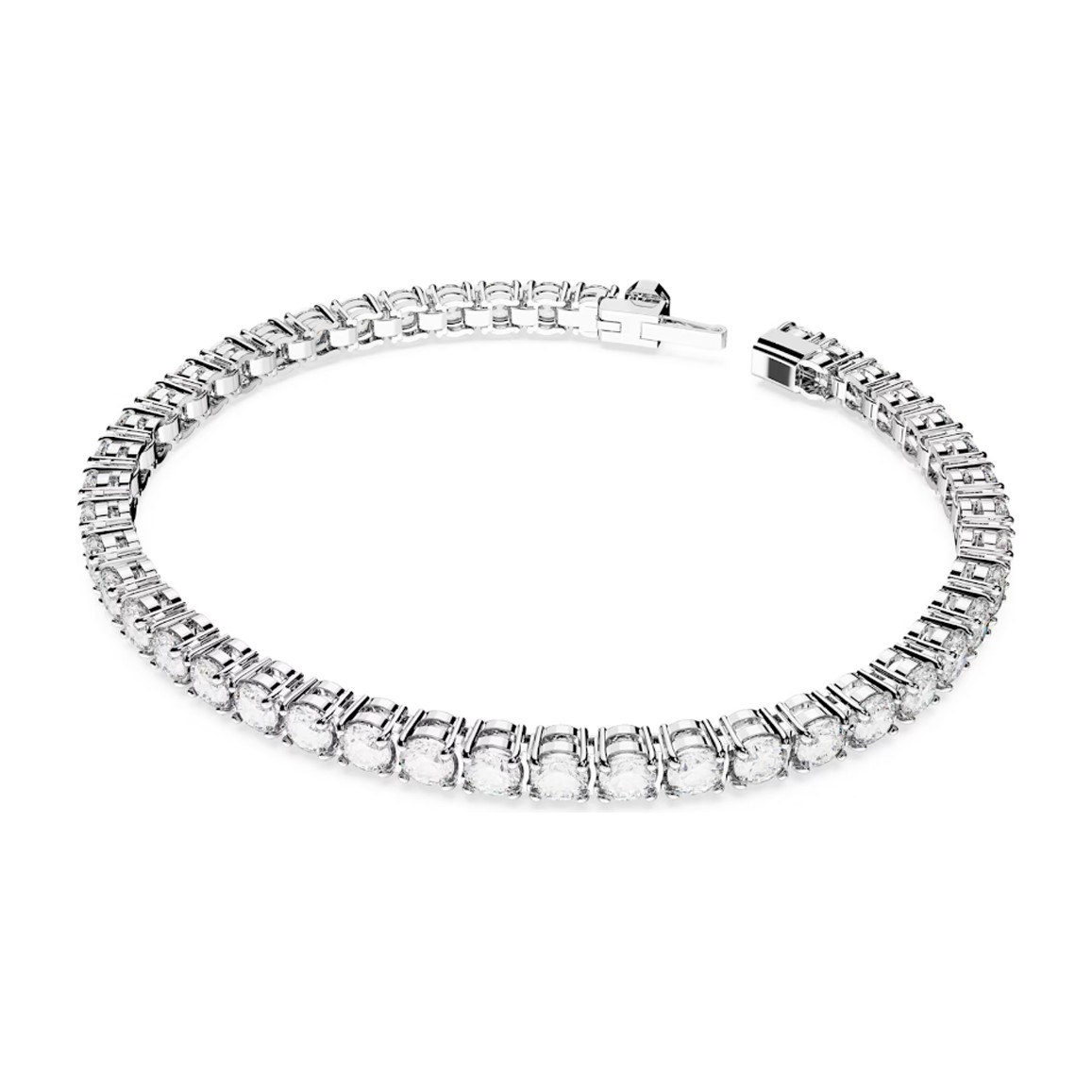 Swarovski Matrix Tennis Bracelet Silver