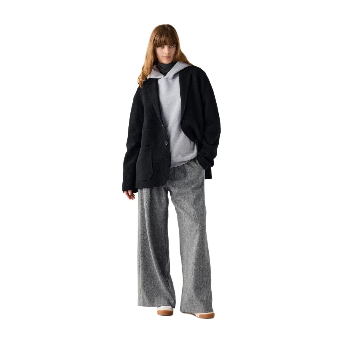 UNIQLO x Clare Waight Keller FW24 Knit Jacket Deep Gray