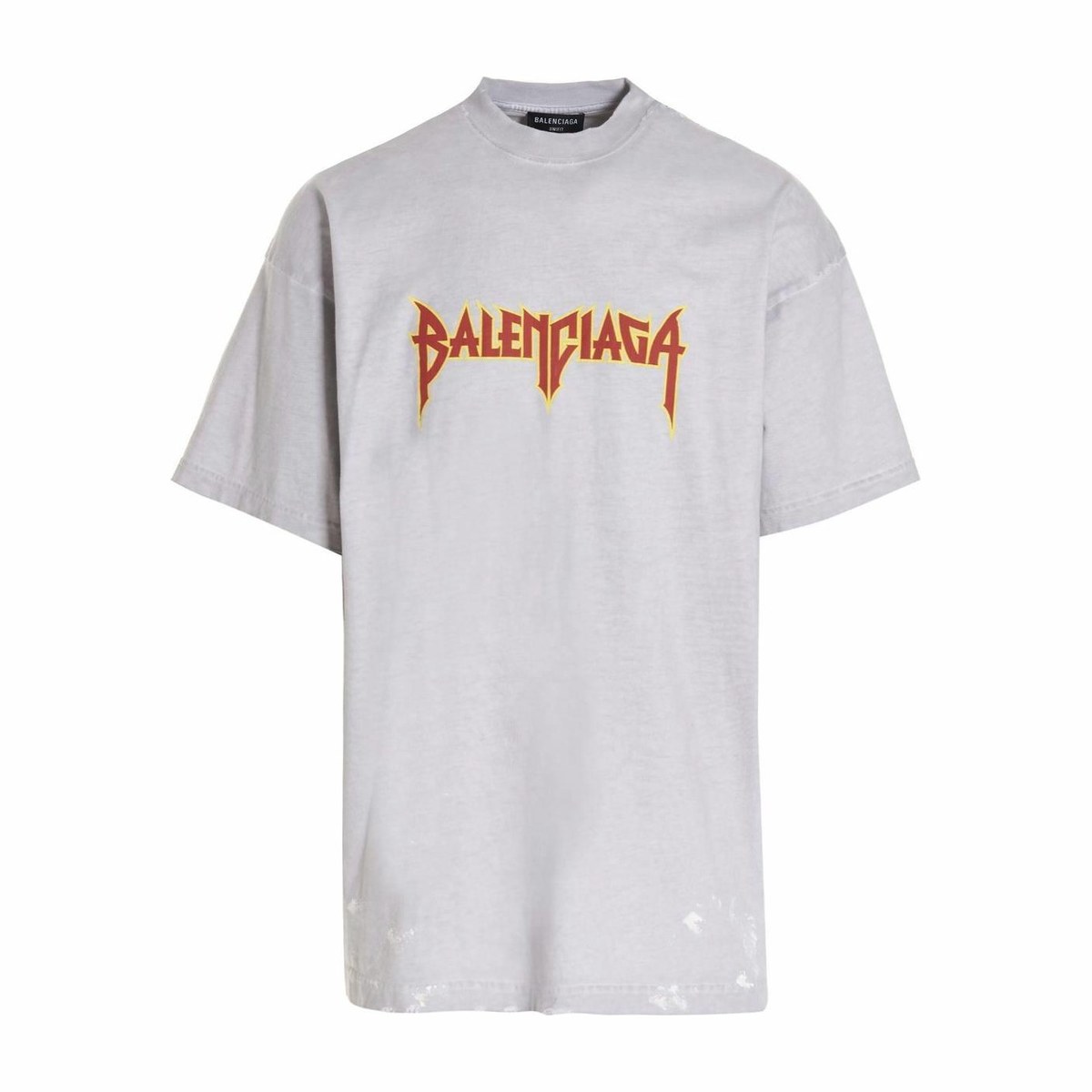 Balenciaga Metallica SS22 T-Shirt Grey