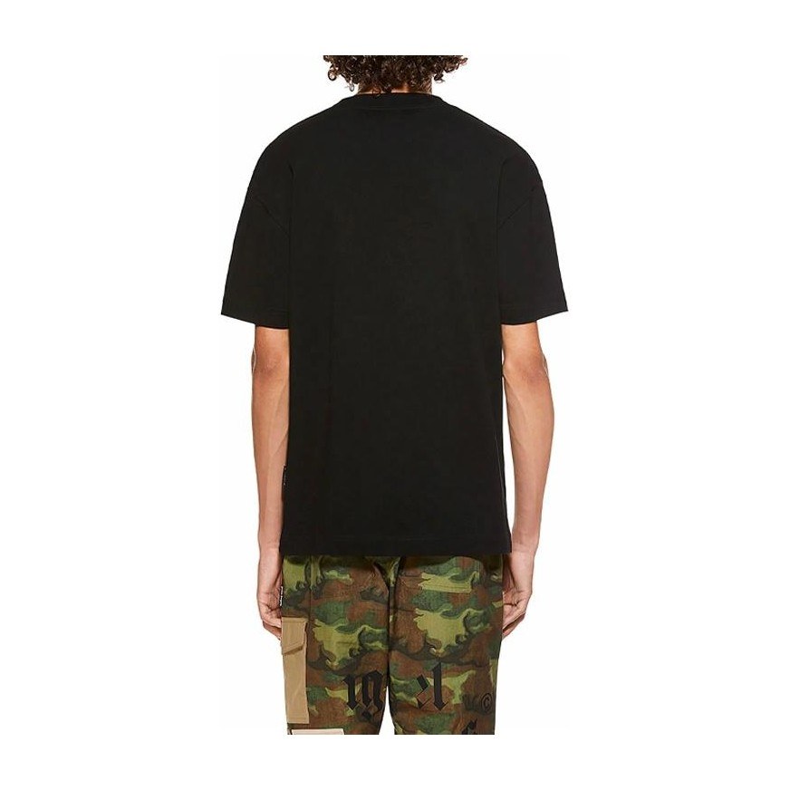 Palm Angels SS21 Burning Smiley Logo T-Shirt Black