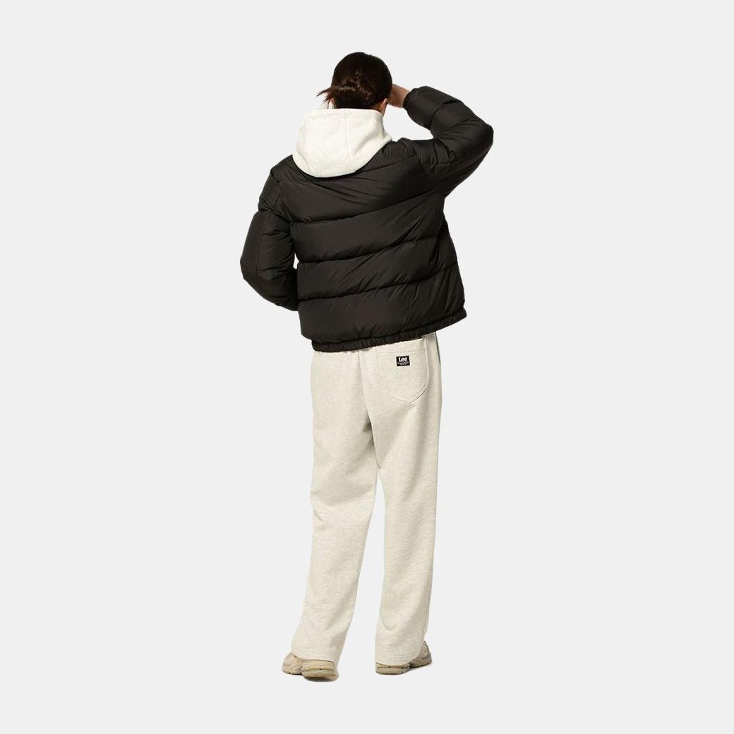 Lee Logo Hooded Down Jacket