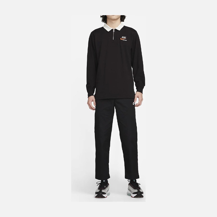 Nike Woven Straight-Leg Pants Black