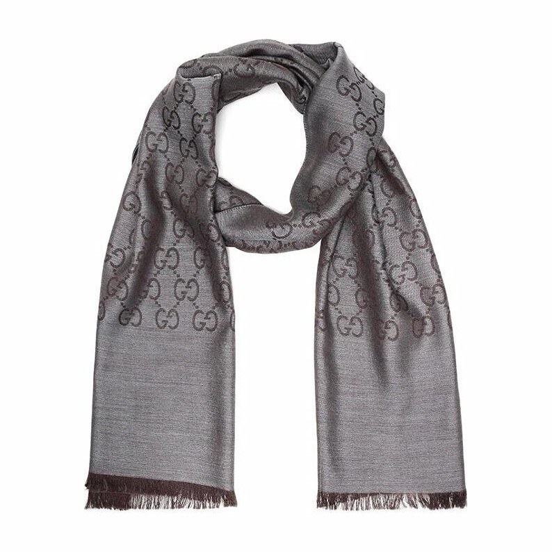 Gucci Wool Fringe Scarf
