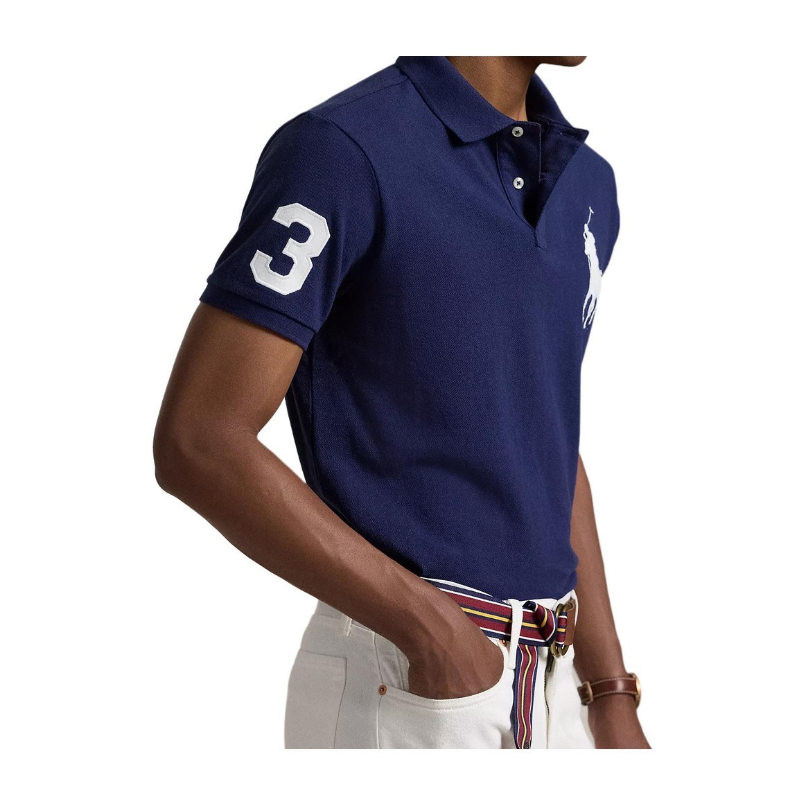 Polo Ralph Lauren Classic Embroidered Polo Shirt Blue
