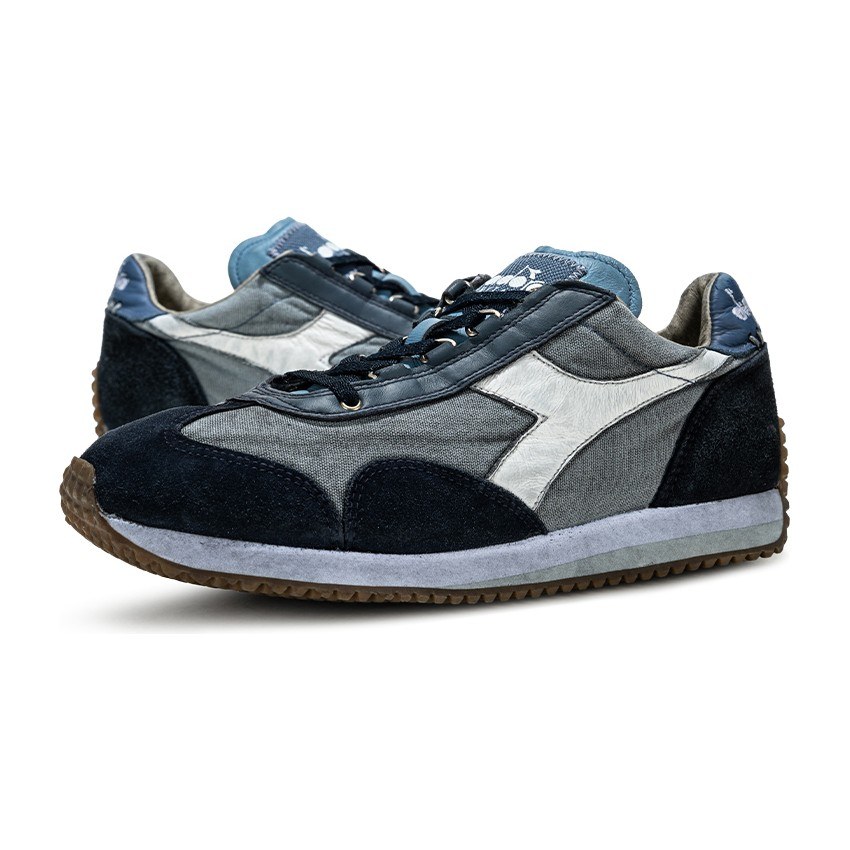 Diadora Equipe H Dirty Stone Wash Evo Blu Nebbia