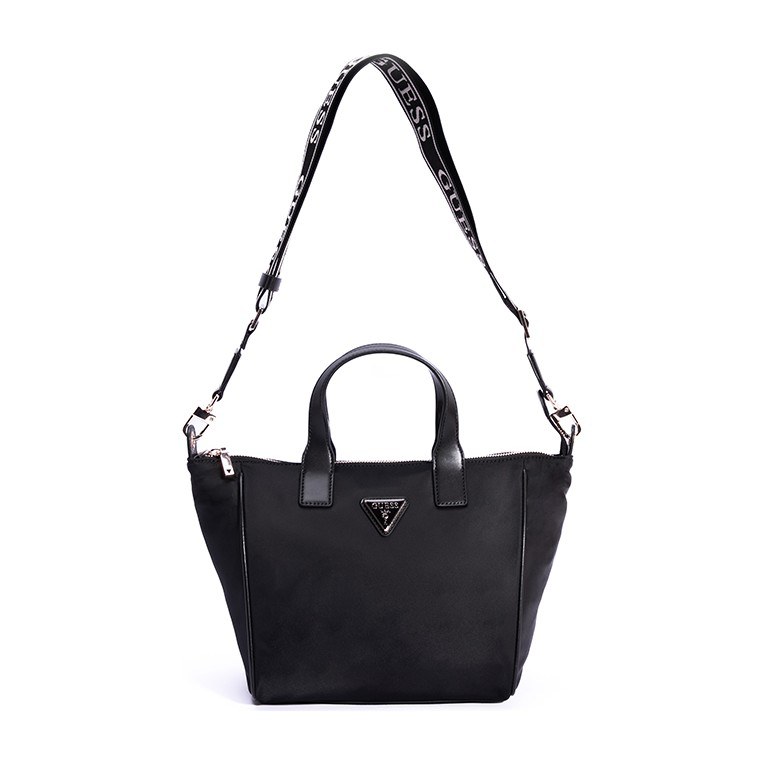 GUESS Nylon Tote Bag Black