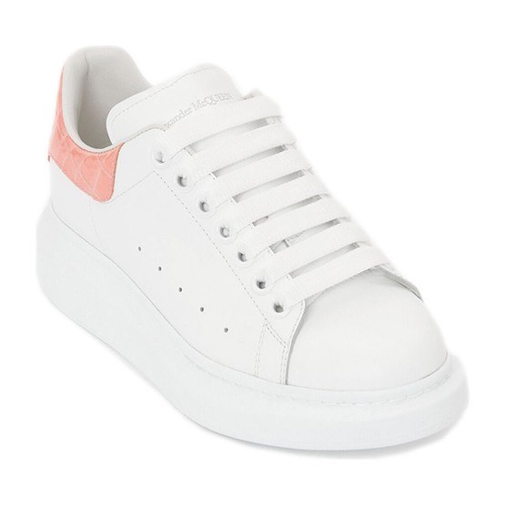 Alexander McQueen Fashion Sneakers White Pink