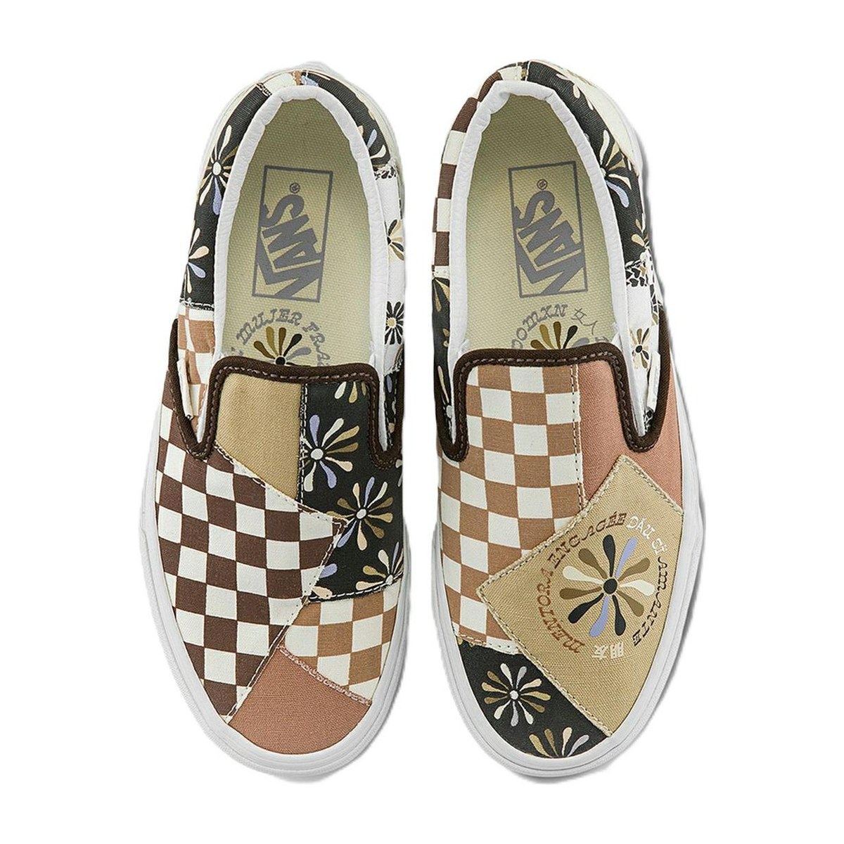 Vans Slip-On Brown White