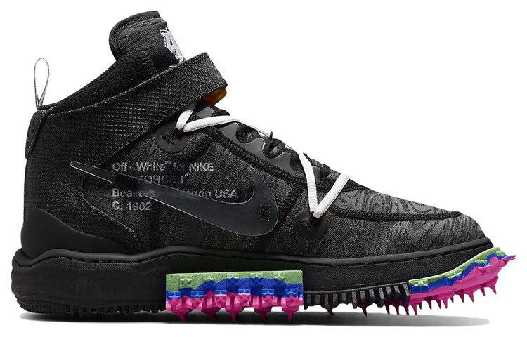 OFF-WHITE x Nike Air Force 1 Mid SP Black